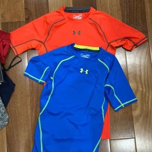 Two Under Armour compression shirts size men’s small